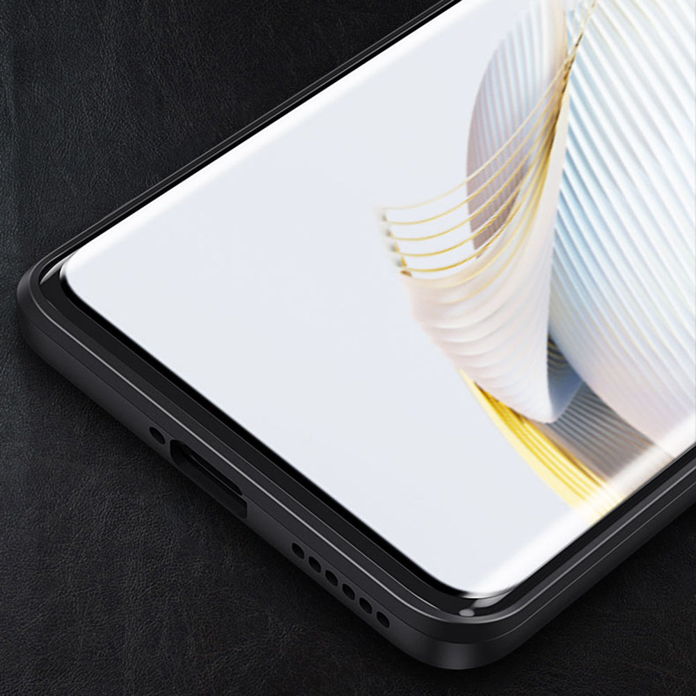 Uniqkart for Huawei nova 10 Pro 4G TPU+Aluminium Alloy Anti-fall Cover Folding Kickstand Phone Case - Red