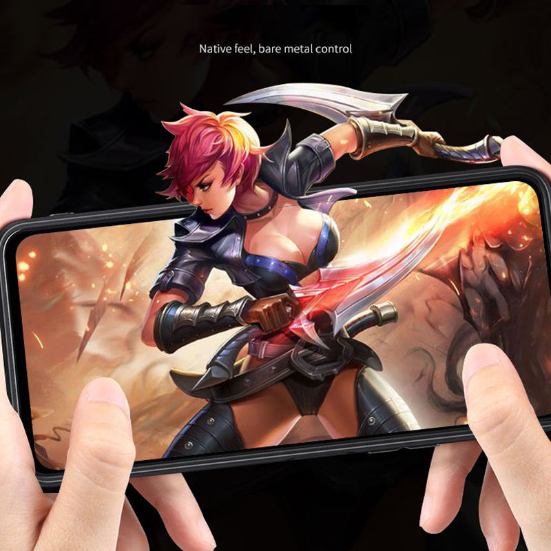 Cell Phone Case For iPhone 12 Pro , TPU + Aluminium Alloy Phone Cover Shell with Kickstand - Silver