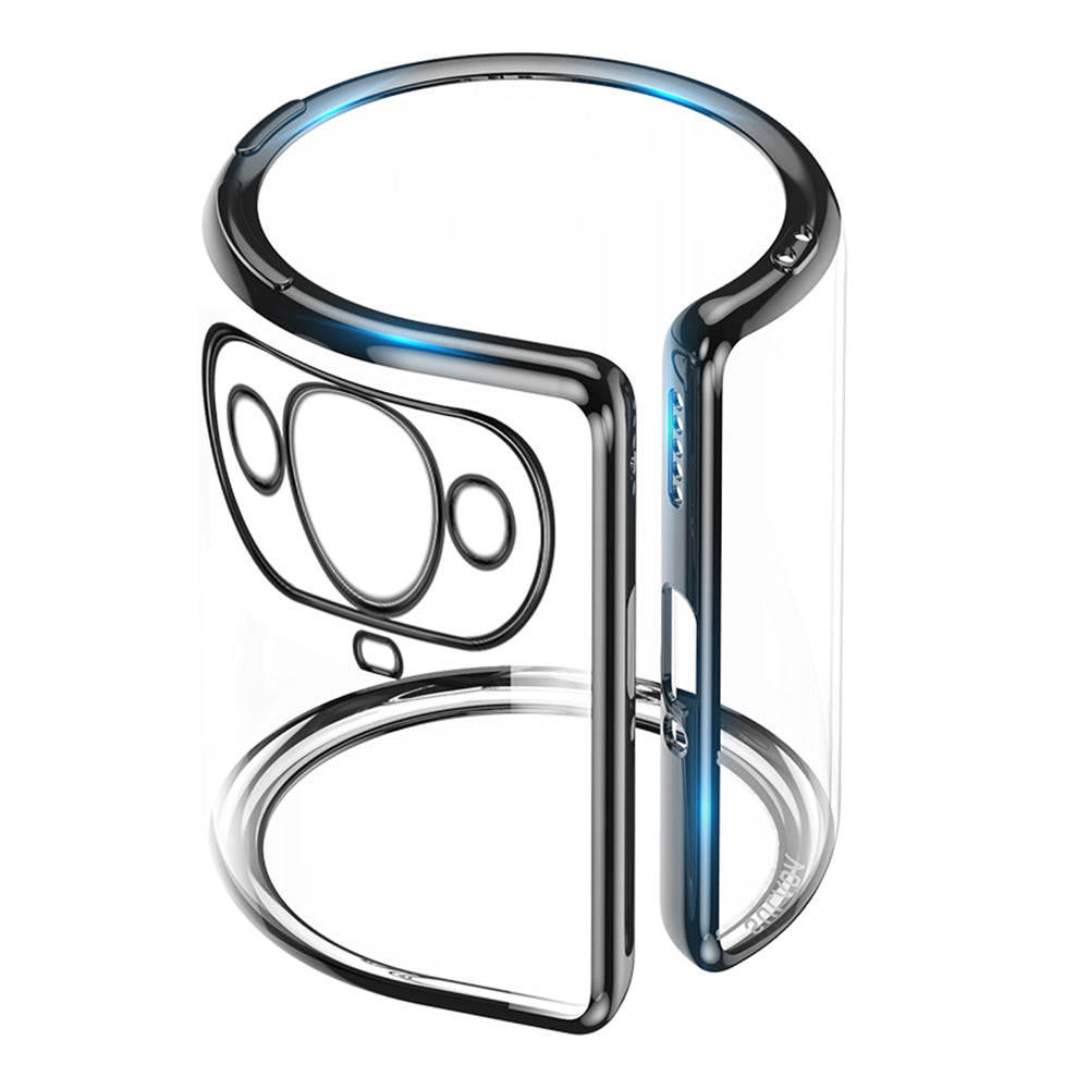 SULADA Electroplating Phone Case for Huawei nova 11 Straight Edge Clear Anti-Scratch TPU Cover - Green