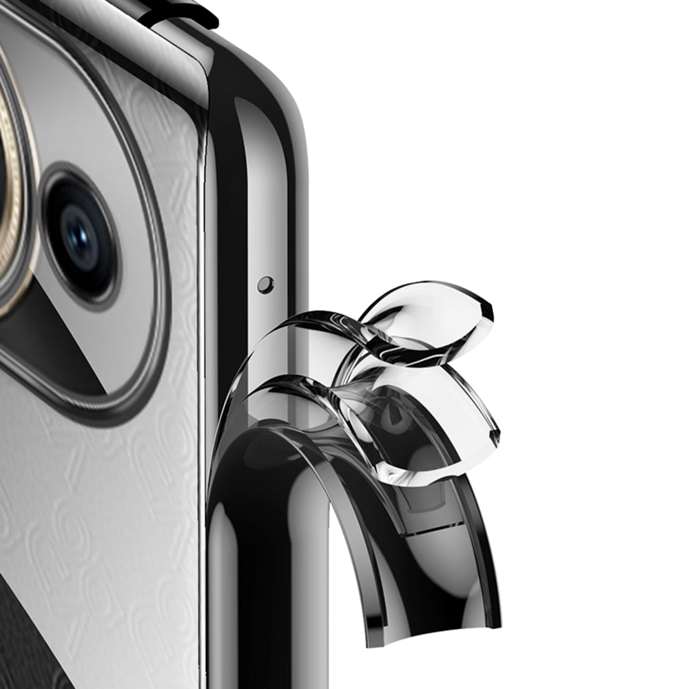 Uniqkart For Huawei nova 11 Pro / nova 11 Ultra Electroplating Straight Edge Clear Phone Case TPU Anti-scratch Cover - Purple