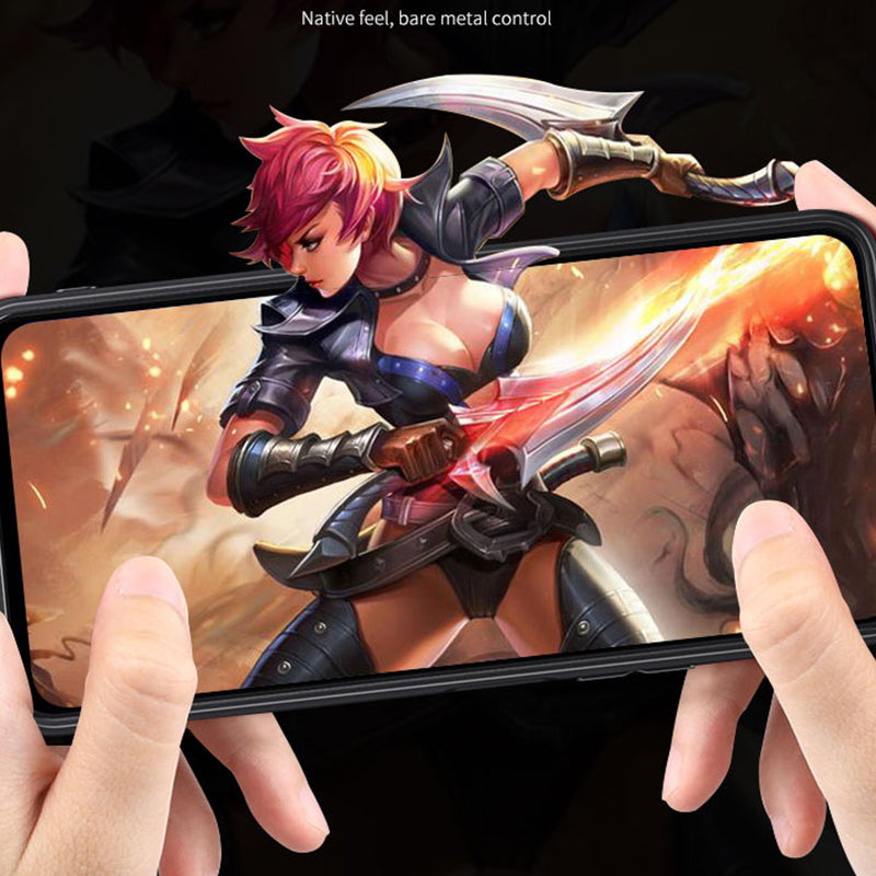 Uniqkart for vivo iQOO Neo7 5G Kickstand Phone Cover TPU + Aluminum Alloy Anti-Fingerprint Phone Case - Silver