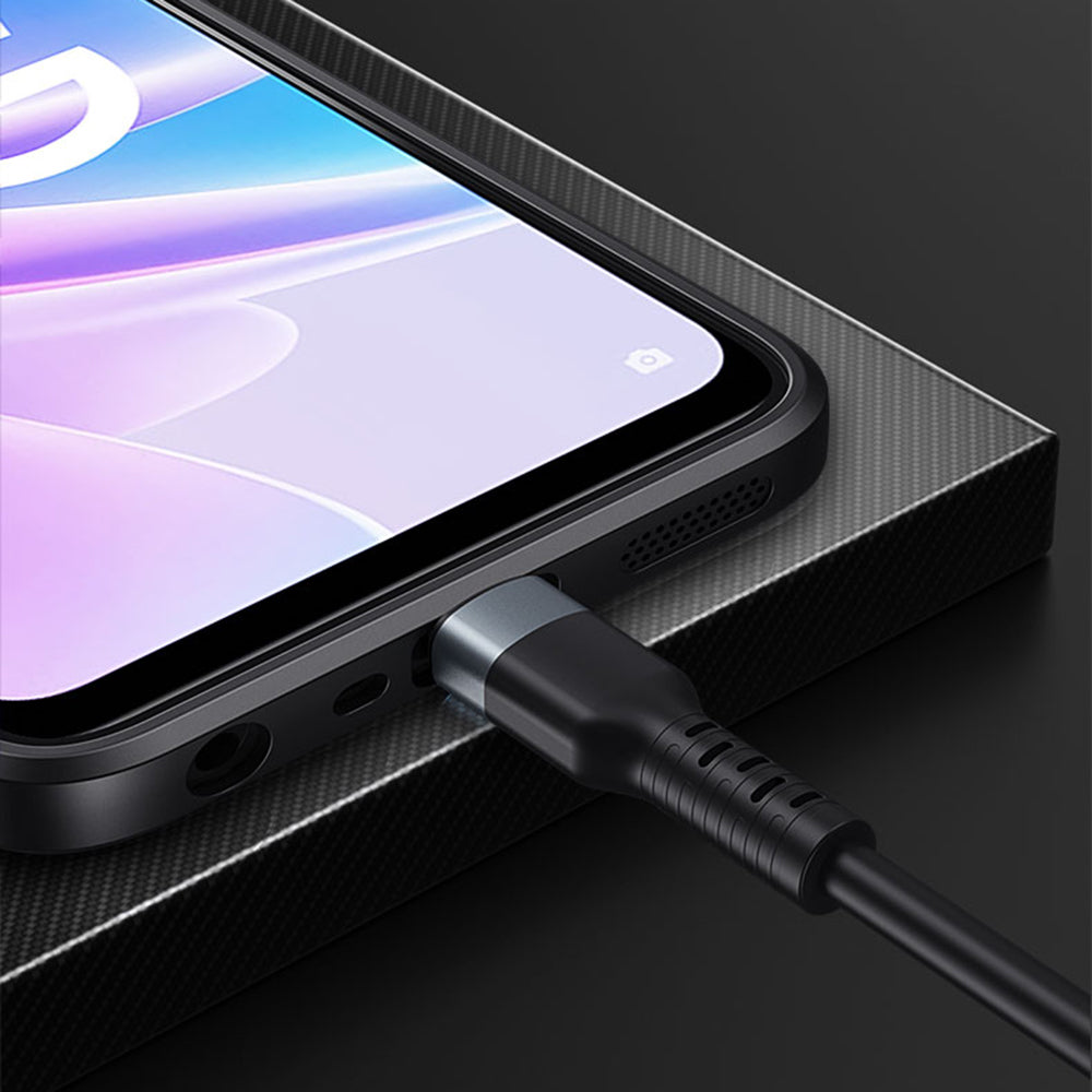 Uniqkart for Oppo A58 5G Slim-fit Mobile Phone Case Aluminum Alloy Soft TPU Raised Edge Protection Cover - Silver