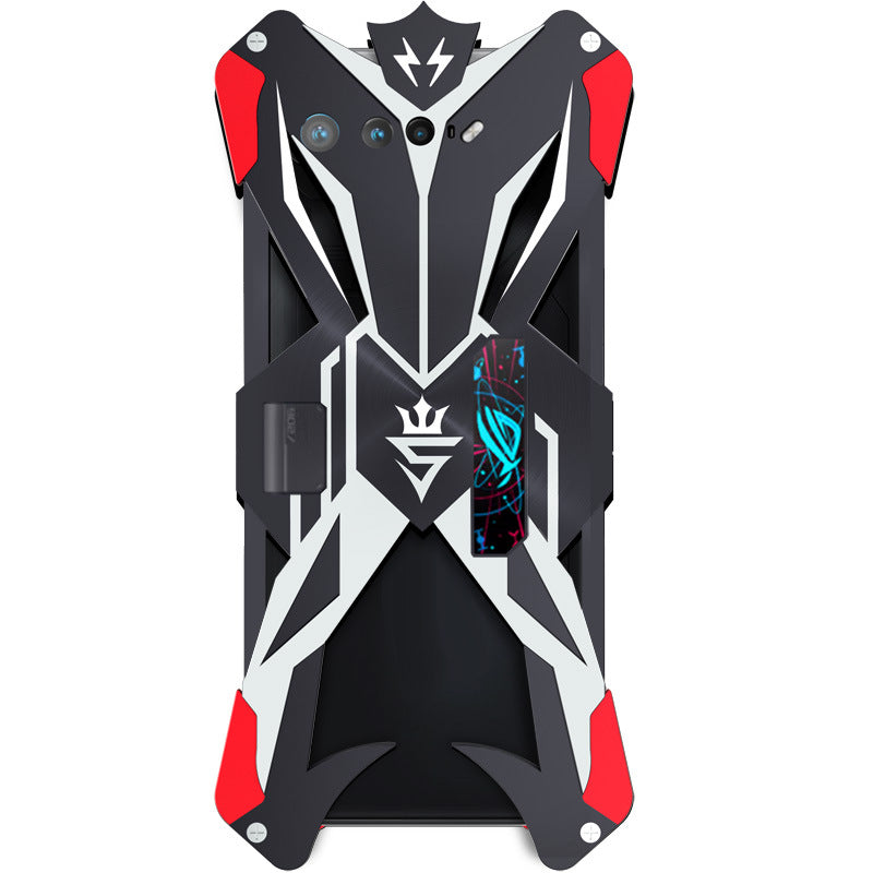 Uniqkart for Asus ROG Phone 7 Pro Aluminum Alloy Phone Case Drop-proof Protection Phone Cover