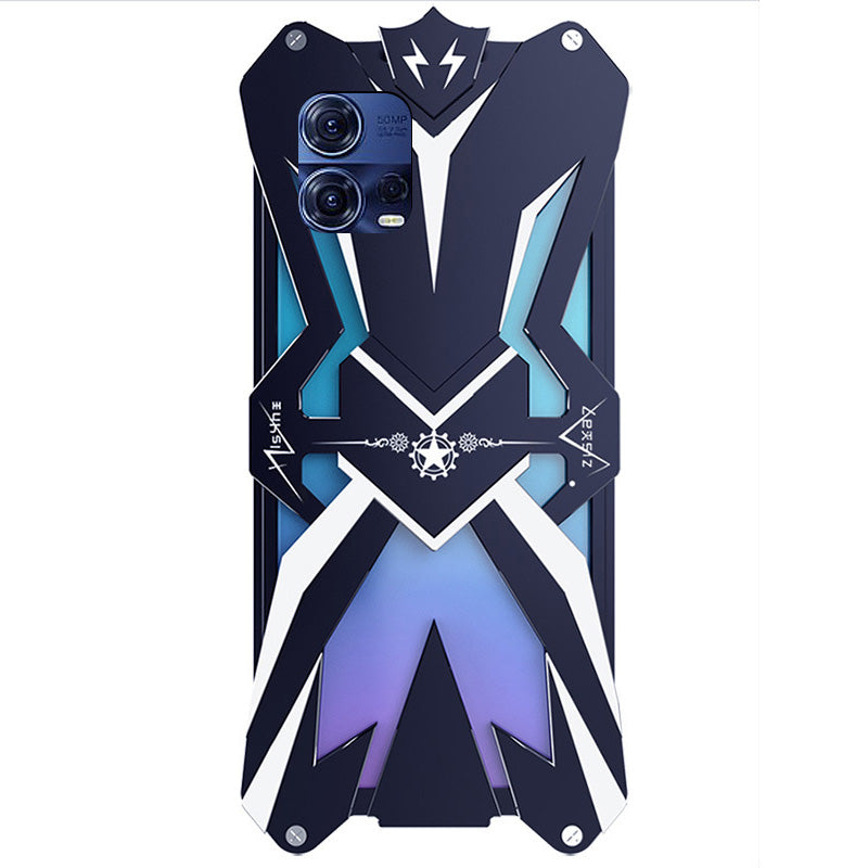 Uniqkart for Motorola Moto S30 Pro 5G Phone Case Heavy Duty Protection Aluminum Alloy Phone Back Cover