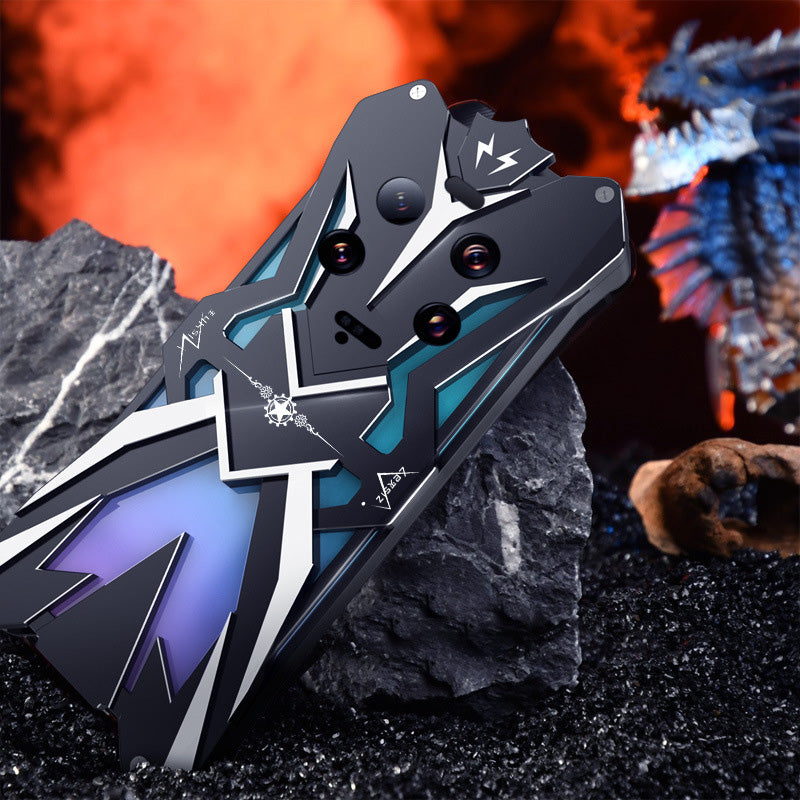 Uniqkart for Xiaomi 13 Ultra Aluminum Alloy Anti-drop Phone Case Shockproof Smartphone Cover