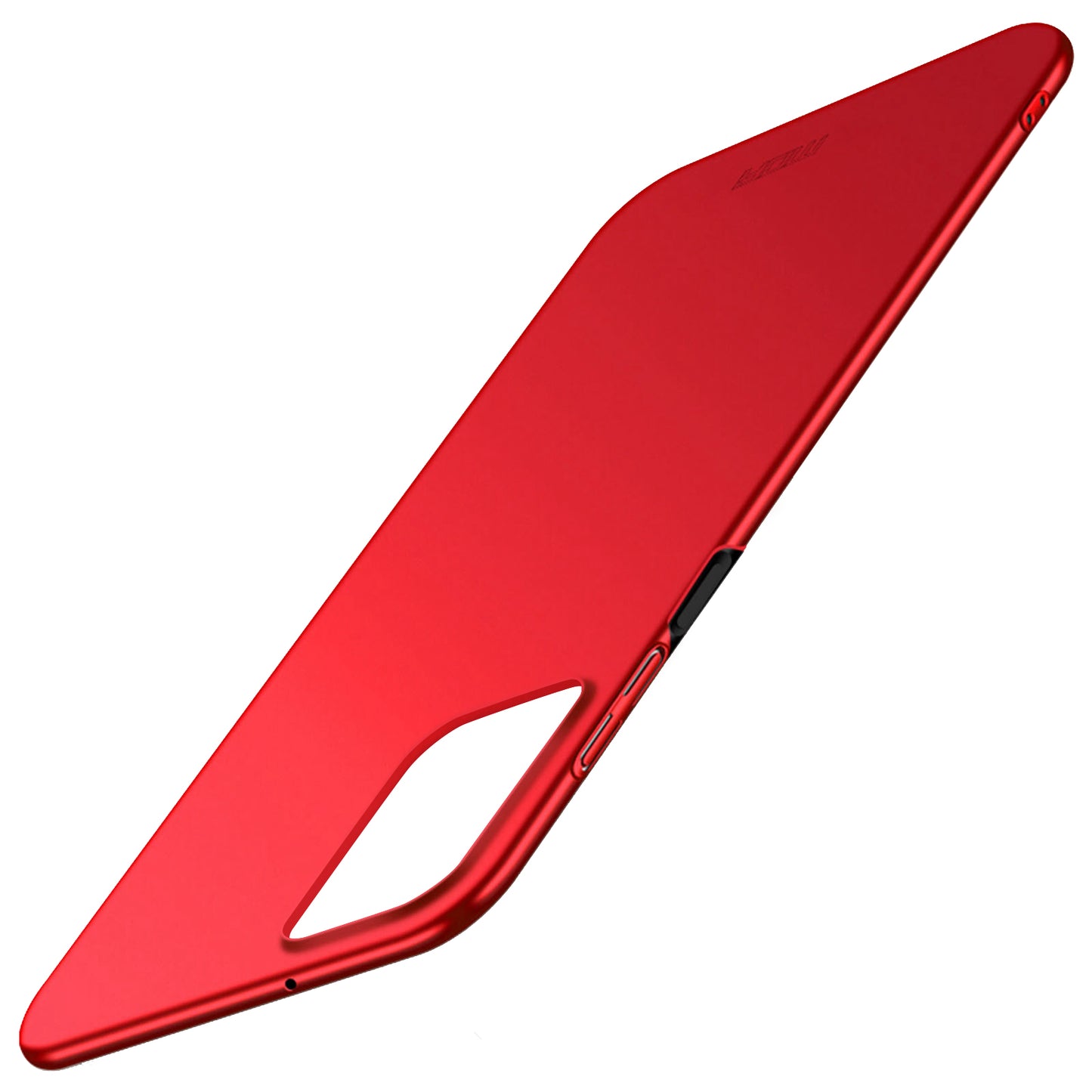 MOFI JK PC Series-1 Matte Case for Samsung Galaxy A23 4G / A23 5G (Global Version) , Hard PC Phone Cover with Strap - Red