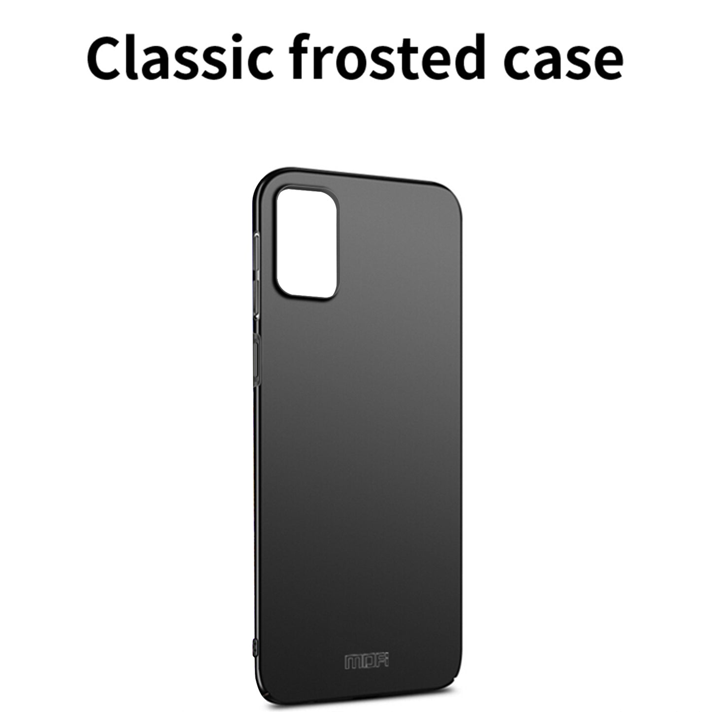 MOFI JK PC Series-1 Matte Case for Samsung Galaxy A23 4G / A23 5G (Global Version) , Hard PC Phone Cover with Strap - Red