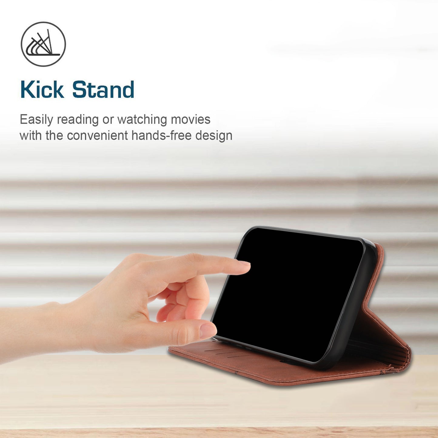 Uniqkart for Realme 11 5G Imprinted Rhombus Leather Case Phone Stand Wallet Skin-touch Cover - Brown