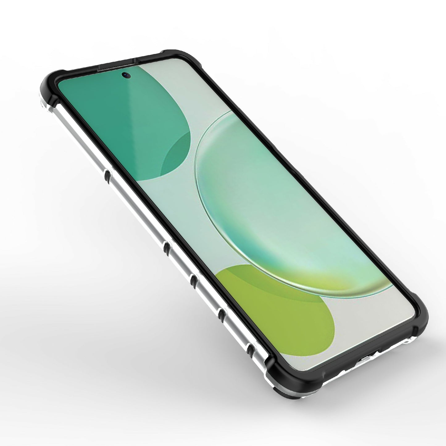 Uniqkart for Huawei Nova 11i Honeycomb Texture TPU+PC Cover Drop-proof Phone Case - Grey