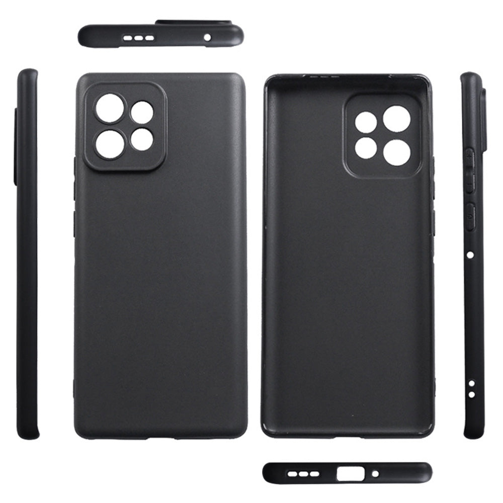 Uniqkart for Motorola Moto X40 5G / X40 Pro Matte TPU Phone Case Precise Cutouts Protective Phone Cover - Black