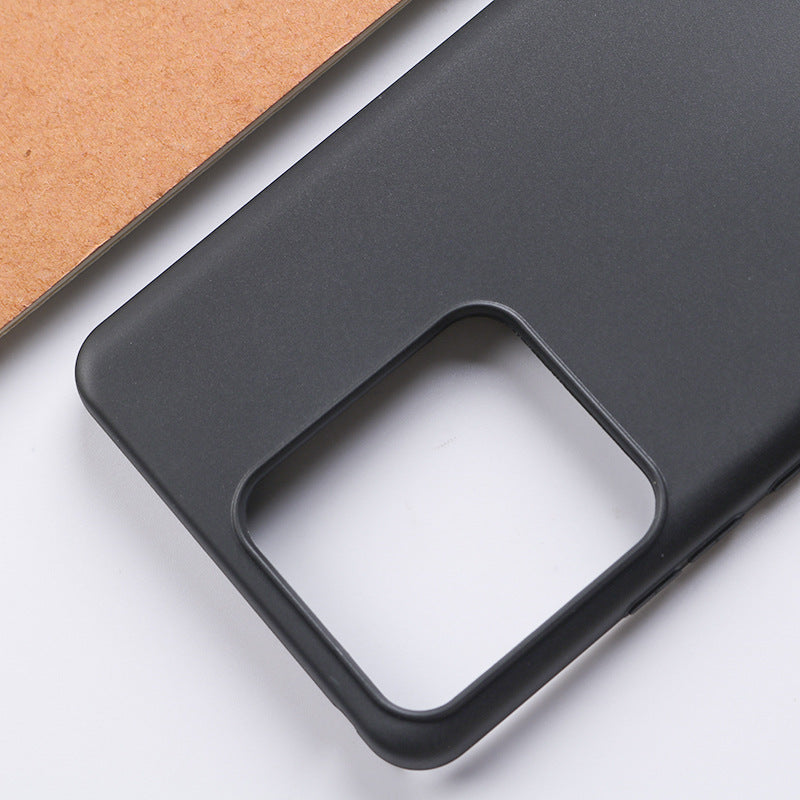 TPU Phone Case for Motorola Edge 40 5G Shockproof Slim Case Anti-Drop Cell Phone Matte Cover - Black