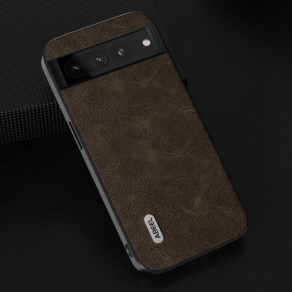 Protective Cover for Google Pixel 7 Pro 5G PU Leather+PC+TPU Litchi Texture Phone Case - Khaki
