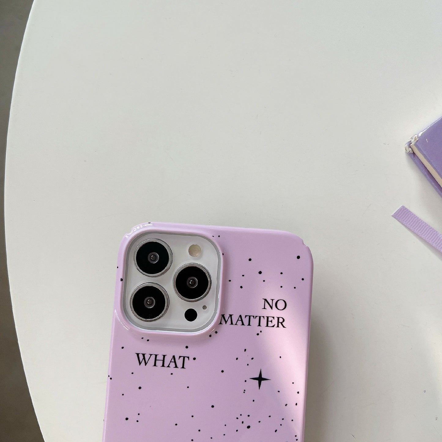 Uniqkart for iPhone 12 Pro Max 6.7 inch Hard PC Phone Case Pattern Printing Protective Glossy Phone Shell - Splash-Ink