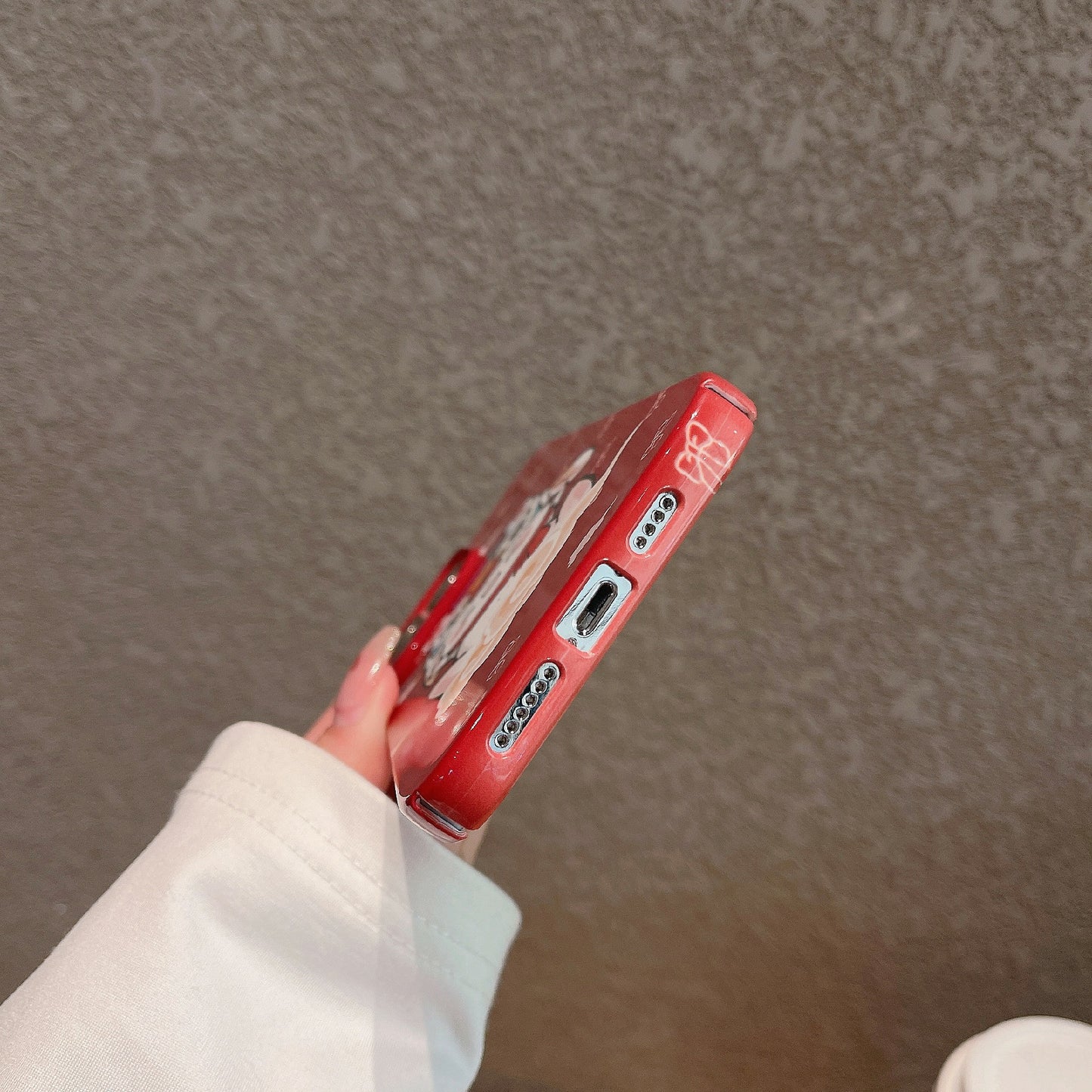 Uniqkart for iPhone 12 Pro Max 6.7 inch Hard PC Phone Case Pattern Printing Protective Glossy Phone Shell - Rabbit