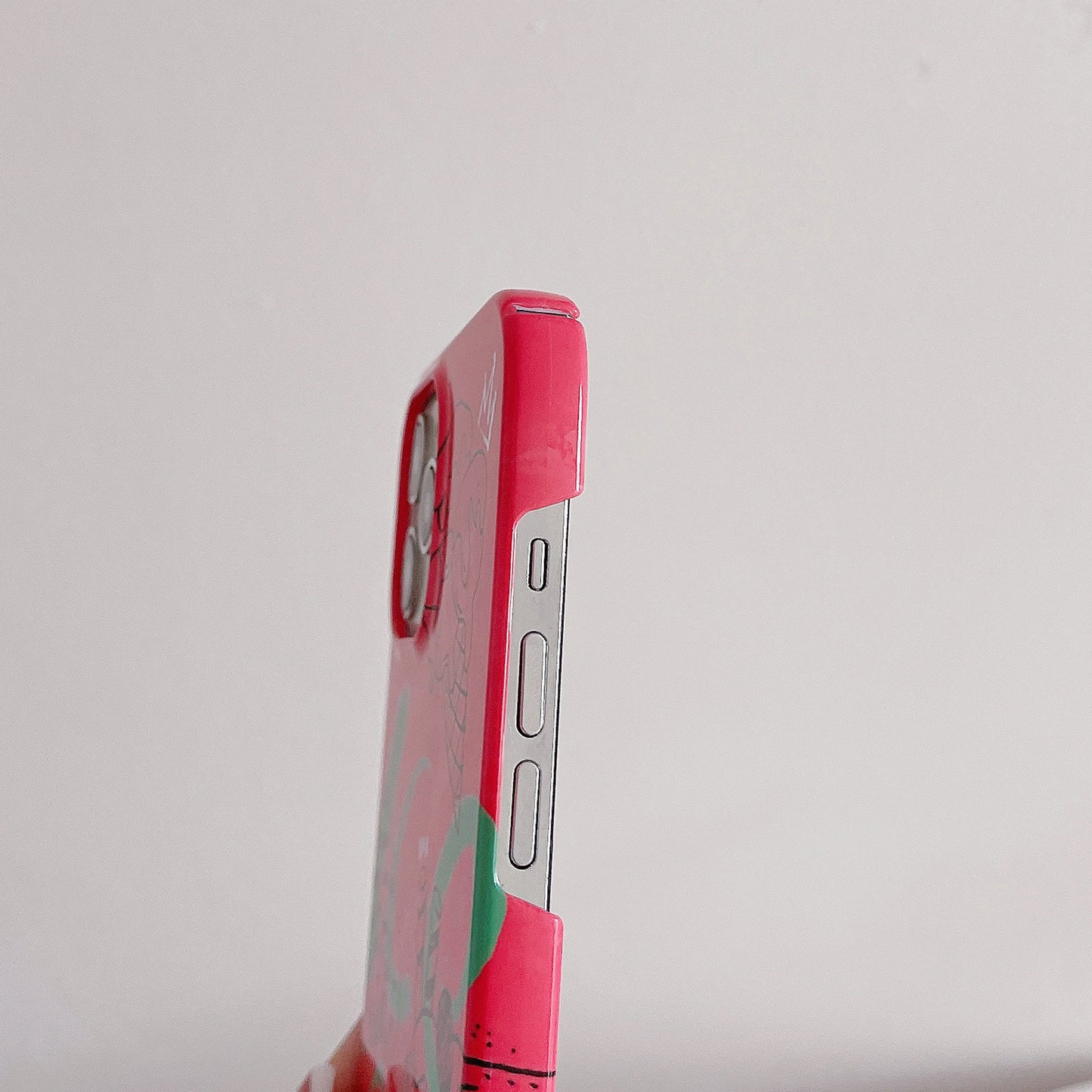 Uniqkart for iPhone 12 Pro Max 6.7 inch Hard PC Phone Case Pattern Printing Protective Glossy Phone Shell - Ice Cream and Crown