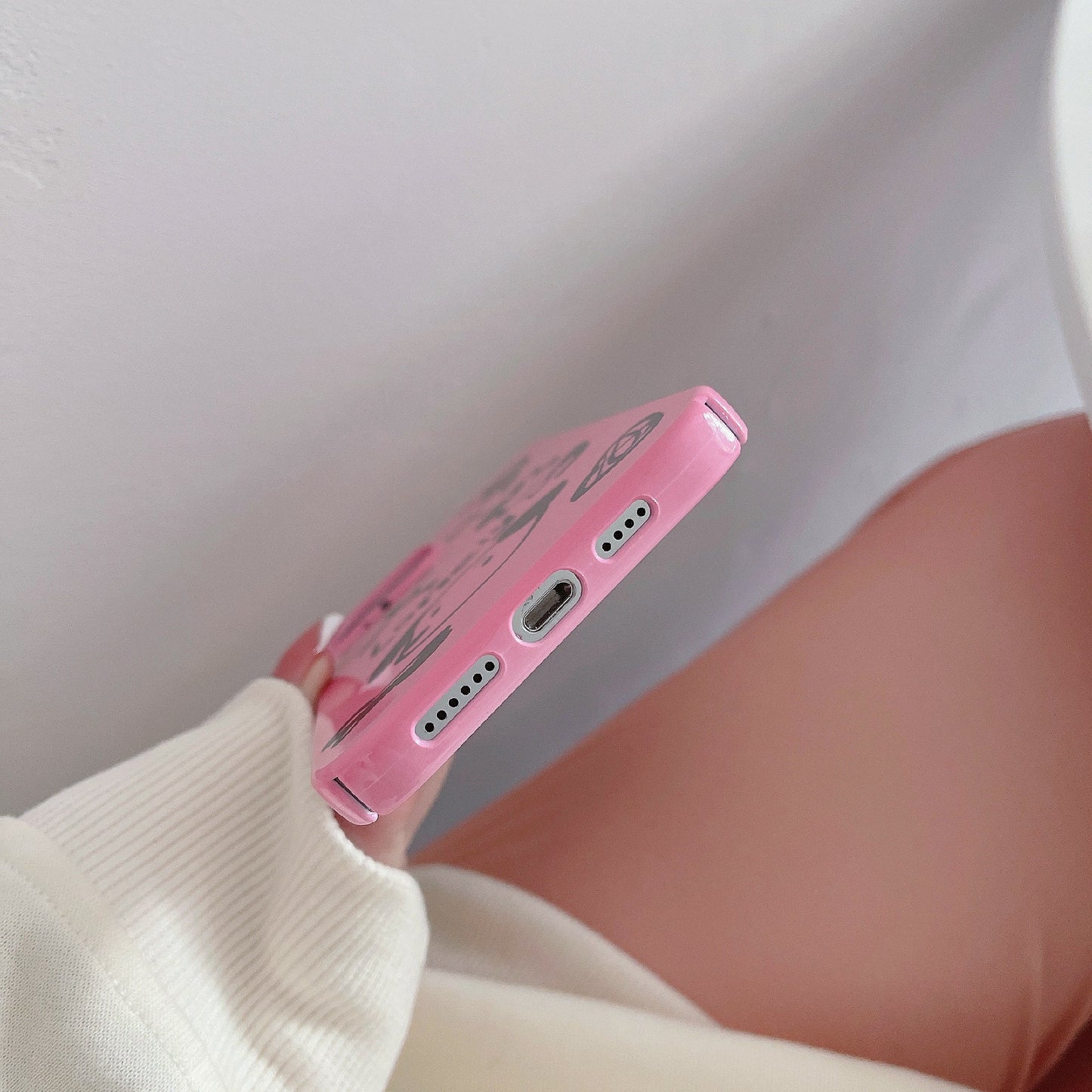 Hard PC Phone Cover for iPhone 12 Pro 6.1 inch Pattern Printing Anti-Drop Glossy Phone Case - Lonely Dog