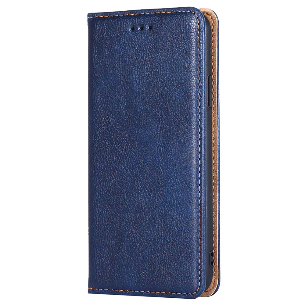 Uniqkart for Oppo Reno10 Pro 5G PU Leather + TPU Flip Cover Shockproof Phone Case with Stand Wallet - Blue
