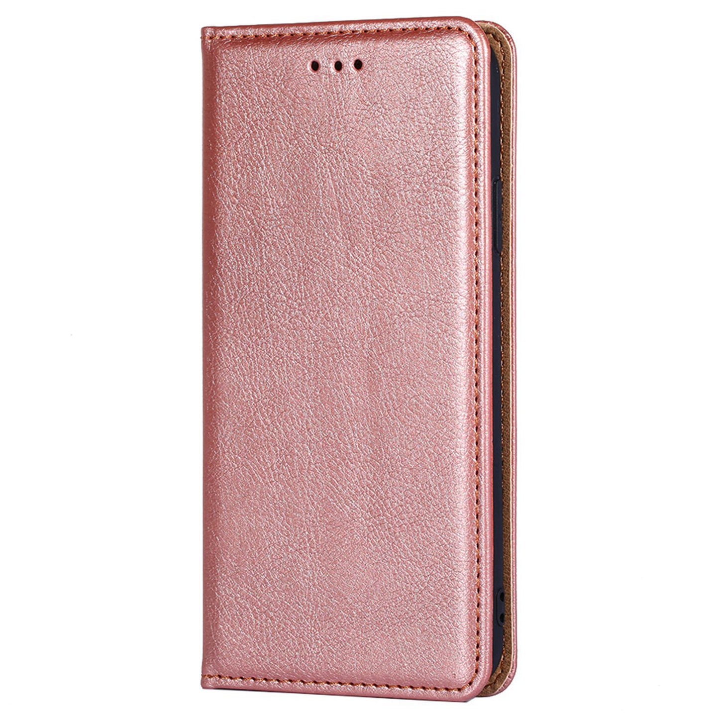PU Leather + TPU Shell for Infinix Hot 30i Flip Cover Phone Case with Stand Wallet - Rose Gold