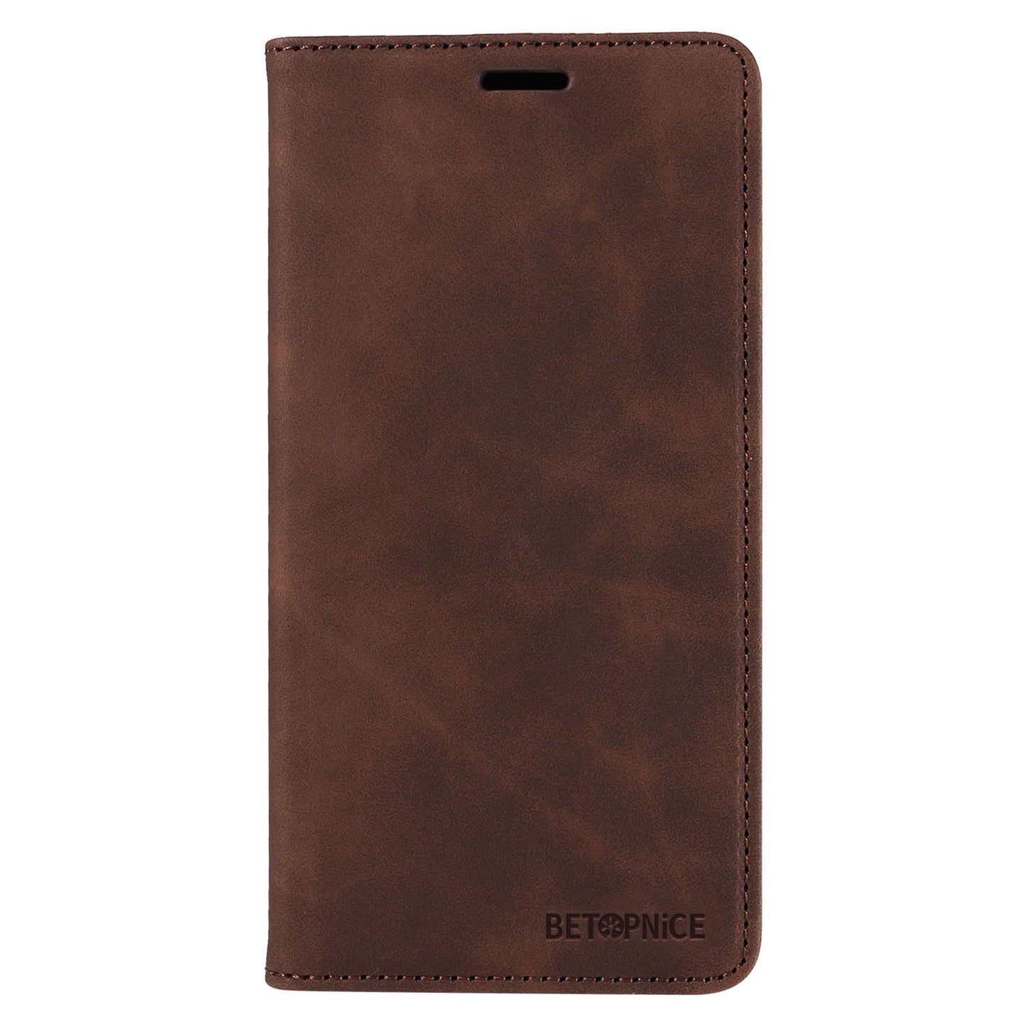 Uniqkart 003 For Xiaomi Redmi A1 4G / A2 4G Wallet Case RFID Blocking Phone Leather Stand Cover - Brown