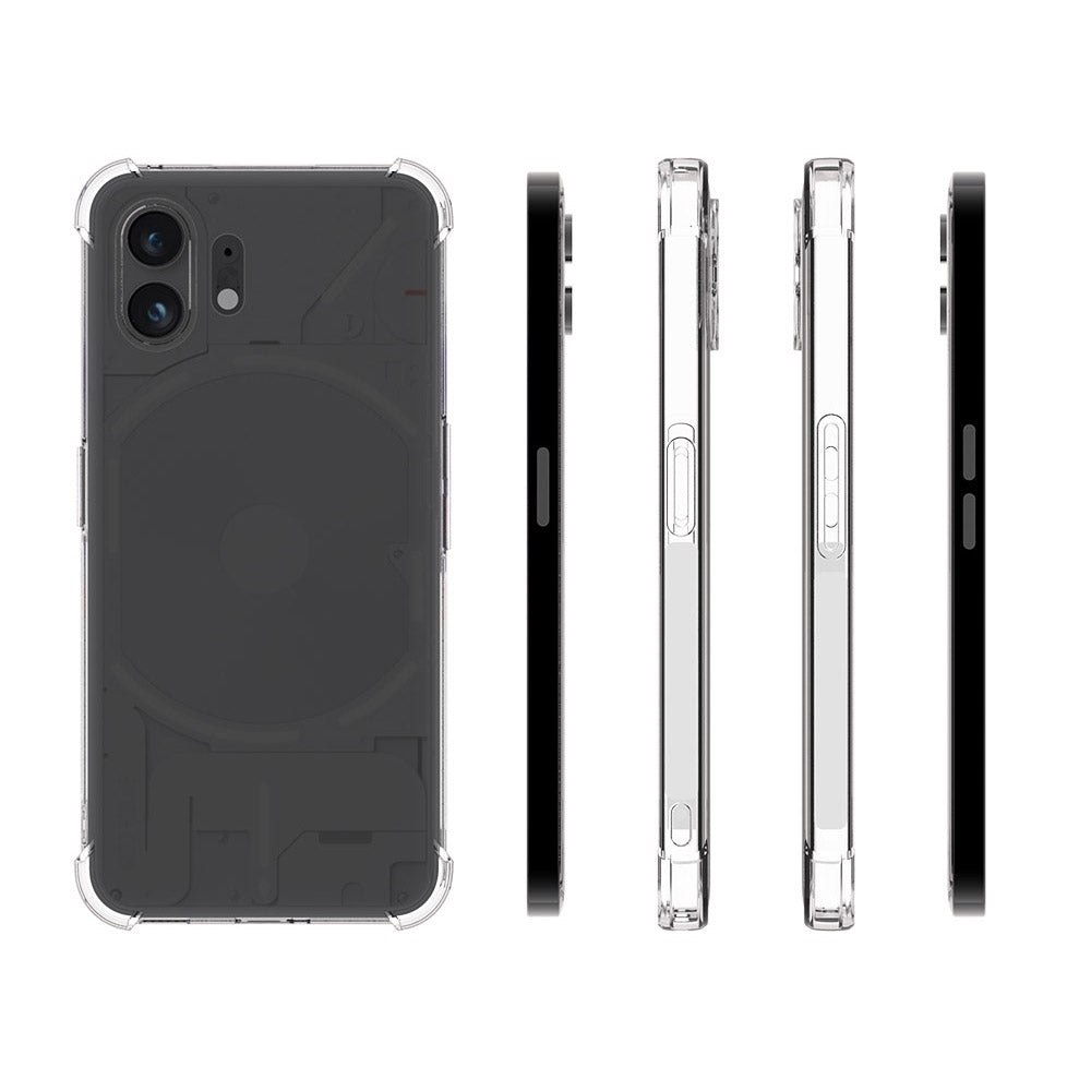 Uniqkart for Nothing phone (2) 5G Soft TPU Crystal Transparent Case Anti-Scratch Anti-Slip Phone Cover
