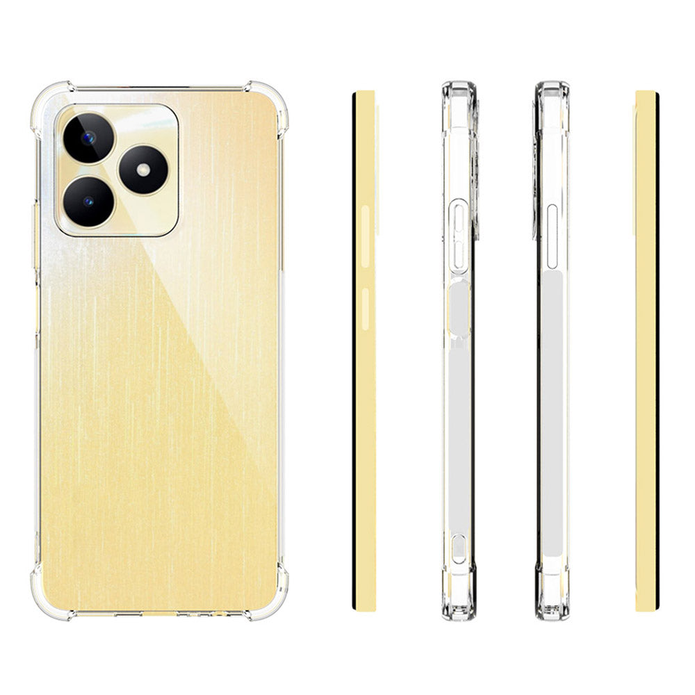 TPU Phone Cover for Realme C53 4G / Narzo N53 4G , Anti-Slip Scratch Resistant Back Cover