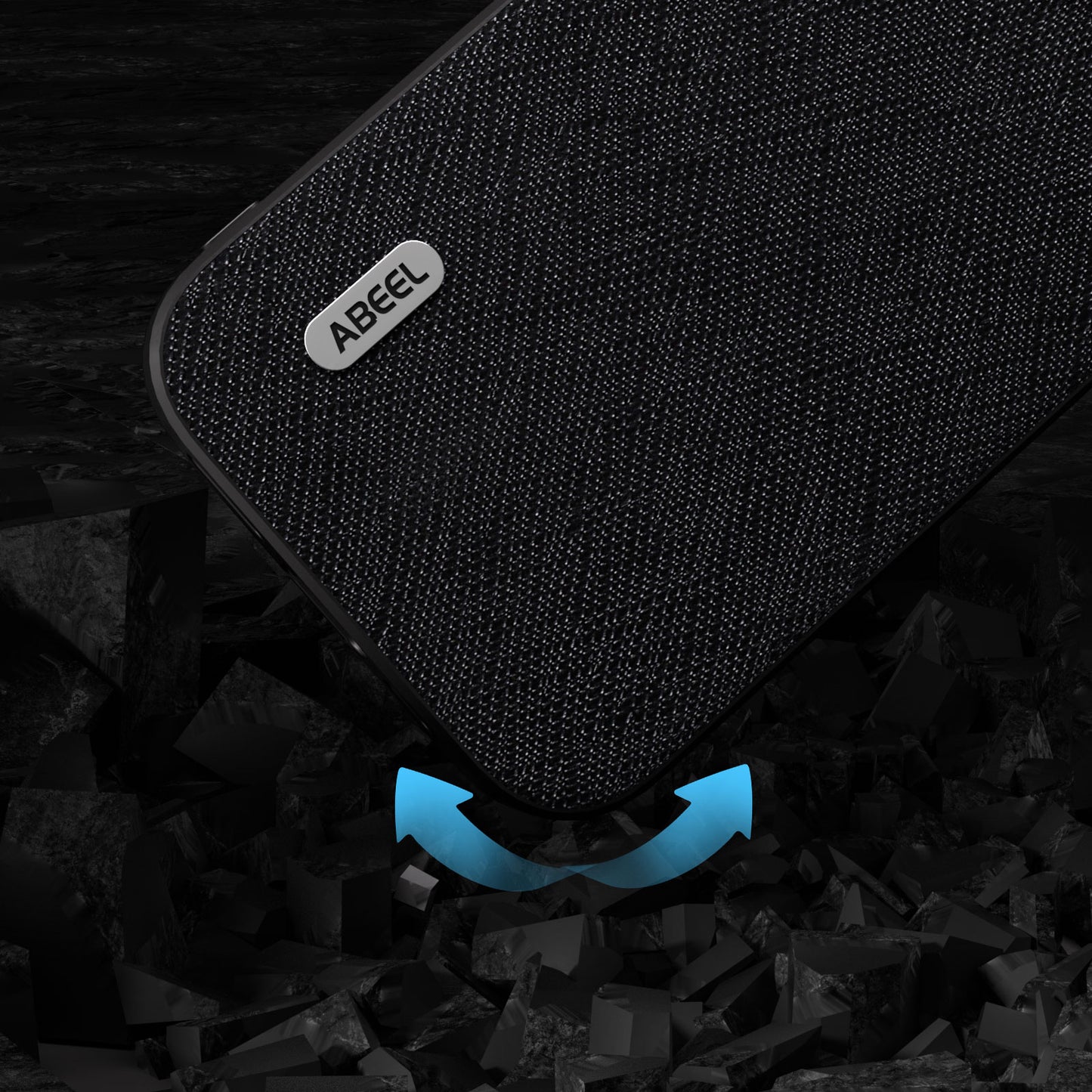 Uniqkart for iPhone 15 Anti-Scratch Phone Case Cowhide Leather + PC + TPU Cross Texture Phone Cover - Black