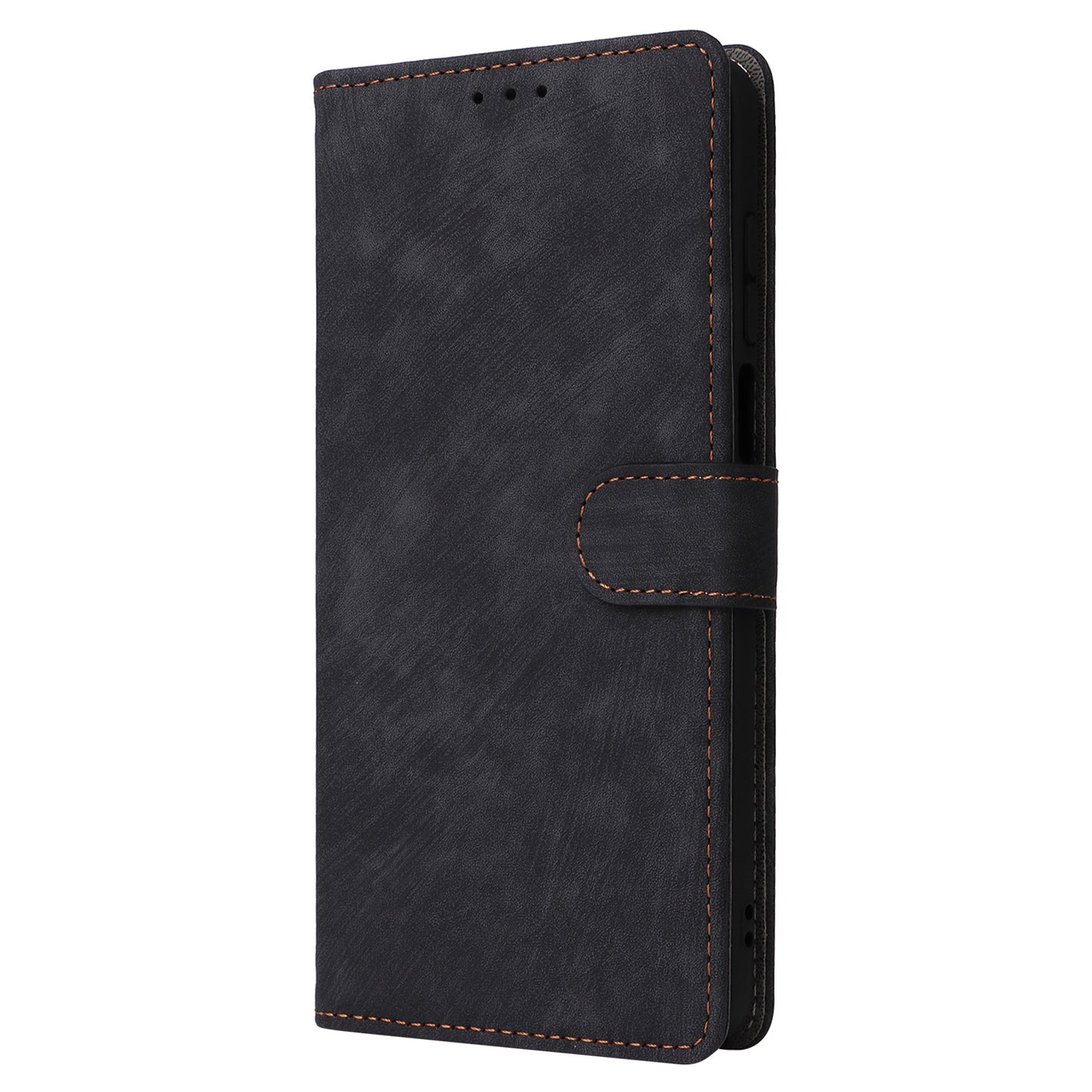 Uniqkart for Motorola Moto G Stylus (2023) Drop-proof Phone Cover RFID Blocking Wallet Stand Leather Case - Black