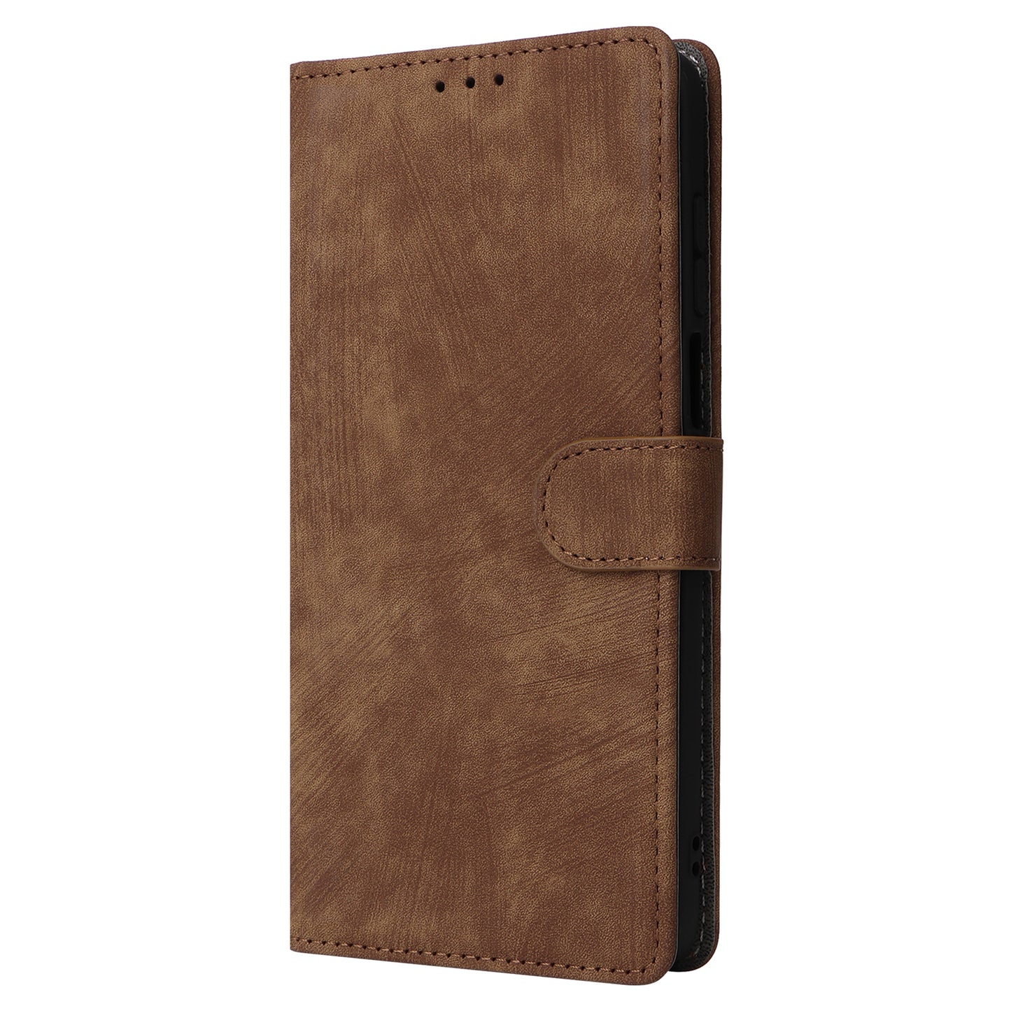 Uniqkart for Motorola Moto G Stylus (2023) Drop-proof Phone Cover RFID Blocking Wallet Stand Leather Case - Brown