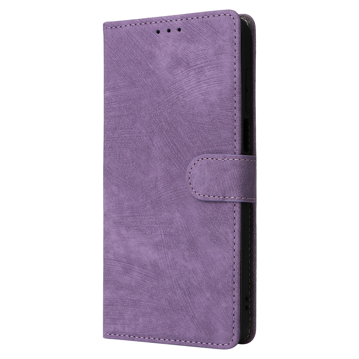 Uniqkart for Motorola Moto G Stylus (2023) Drop-proof Phone Cover RFID Blocking Wallet Stand Leather Case - Purple