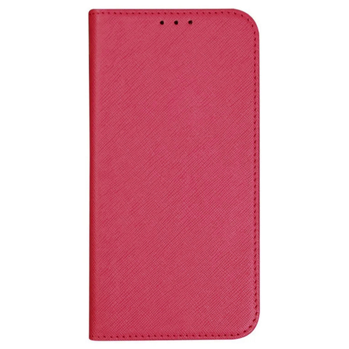 Uniqkart for Samsung Galaxy A25 5G Wallet Phone Shell Cross Texture PU Leather Shockproof Flip Stand Phone Case - Pink