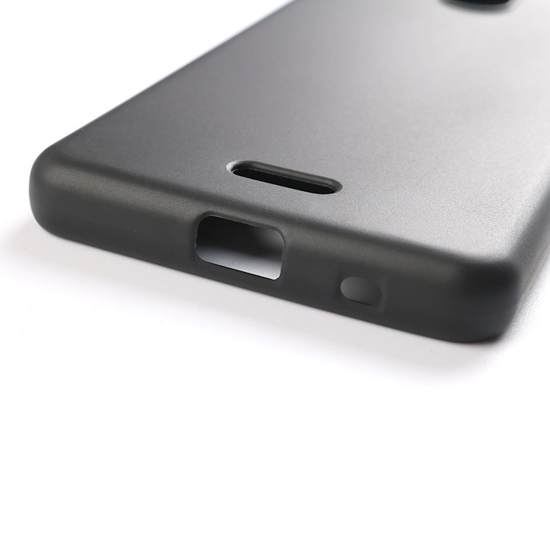 Uniqkart for Nokia C100 Mobile Phone Cover Anti-fingerprint Matte Finish TPU Phone Case - Black