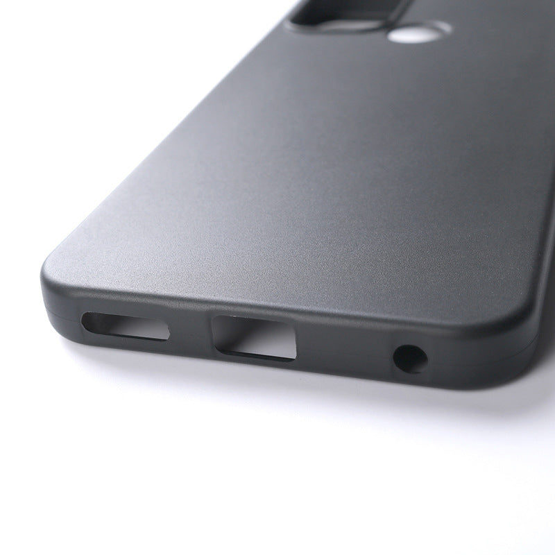 Matte Phone Case for Nokia C22 , Flexible TPU Anti-scratch Protective Phone Cover - Black