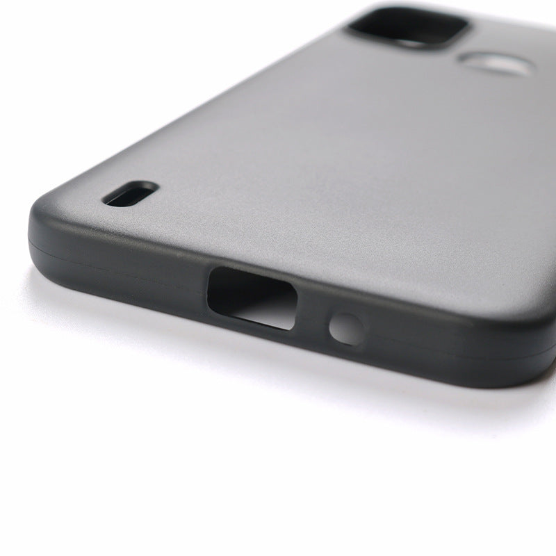 Uniqkart for Nokia G11 Plus 4G Matte Soft TPU Phone Case Scratch-resistant Smartphone Cover - Black