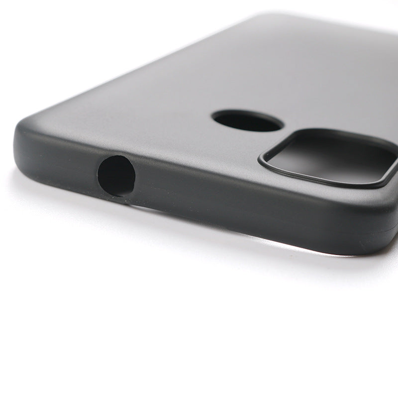 Uniqkart for Nokia G11 Plus 4G Matte Soft TPU Phone Case Scratch-resistant Smartphone Cover - Black