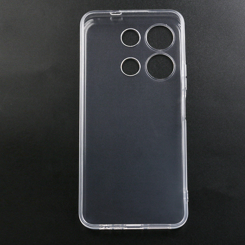Uniqkart for Infinix Note 30i 4G / Note 30 4G Transparent Phone Case Ultra-Thin Precise Cutouts TPU Cover