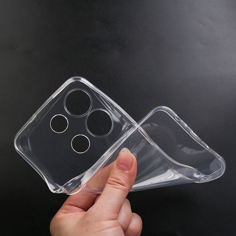 Uniqkart for Infinix Note 30i 4G / Note 30 4G Transparent Phone Case Ultra-Thin Precise Cutouts TPU Cover