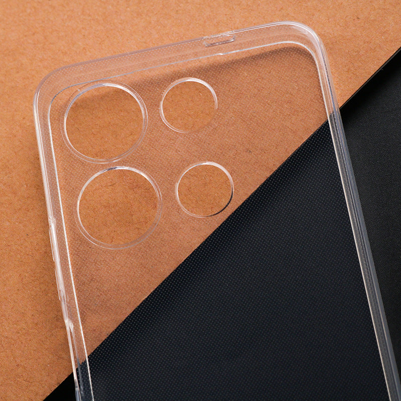 Uniqkart for Infinix Note 30i 4G / Note 30 4G Transparent Phone Case Ultra-Thin Precise Cutouts TPU Cover