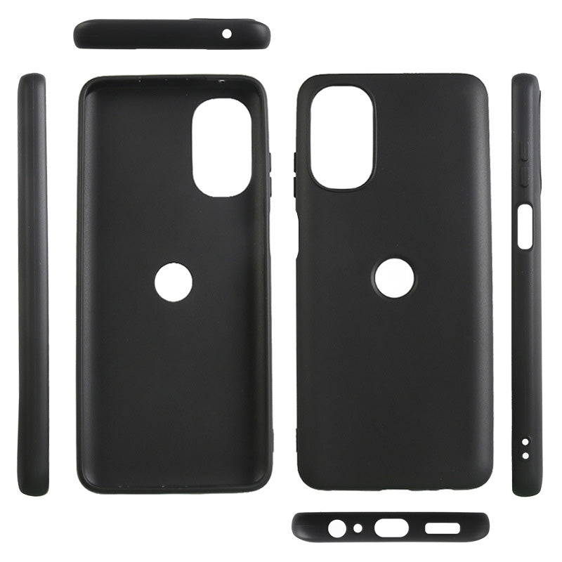 Uniqkart for Motorola Moto G (2022) 5G Matte Phone Case Anti-scratch Matte TPU Back Cover - Black