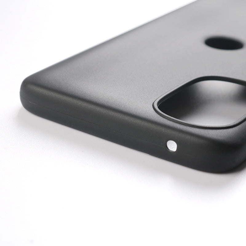 Uniqkart for Motorola Moto G (2022) 5G Matte Phone Case Anti-scratch Matte TPU Back Cover - Black