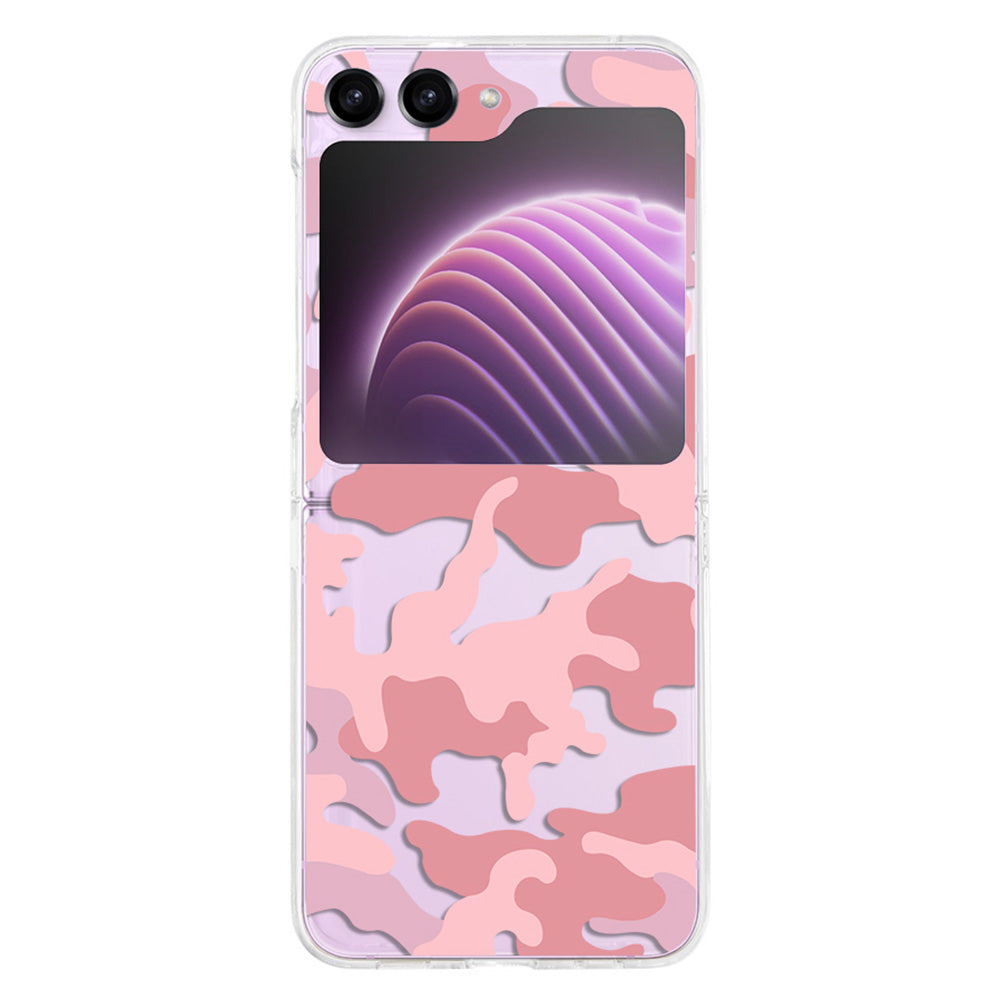 Hard PC Phone Case for Samsung Galaxy Z Flip5 5G , Pattern Printing Protective Phone Cover - Z71