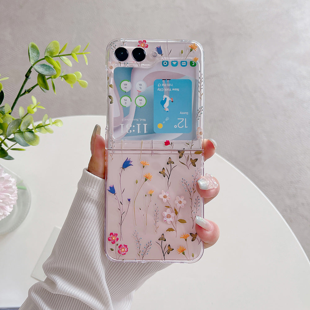 Hard PC Phone Case for Samsung Galaxy Z Flip5 5G , Pattern Printing Protective Phone Cover - Z86