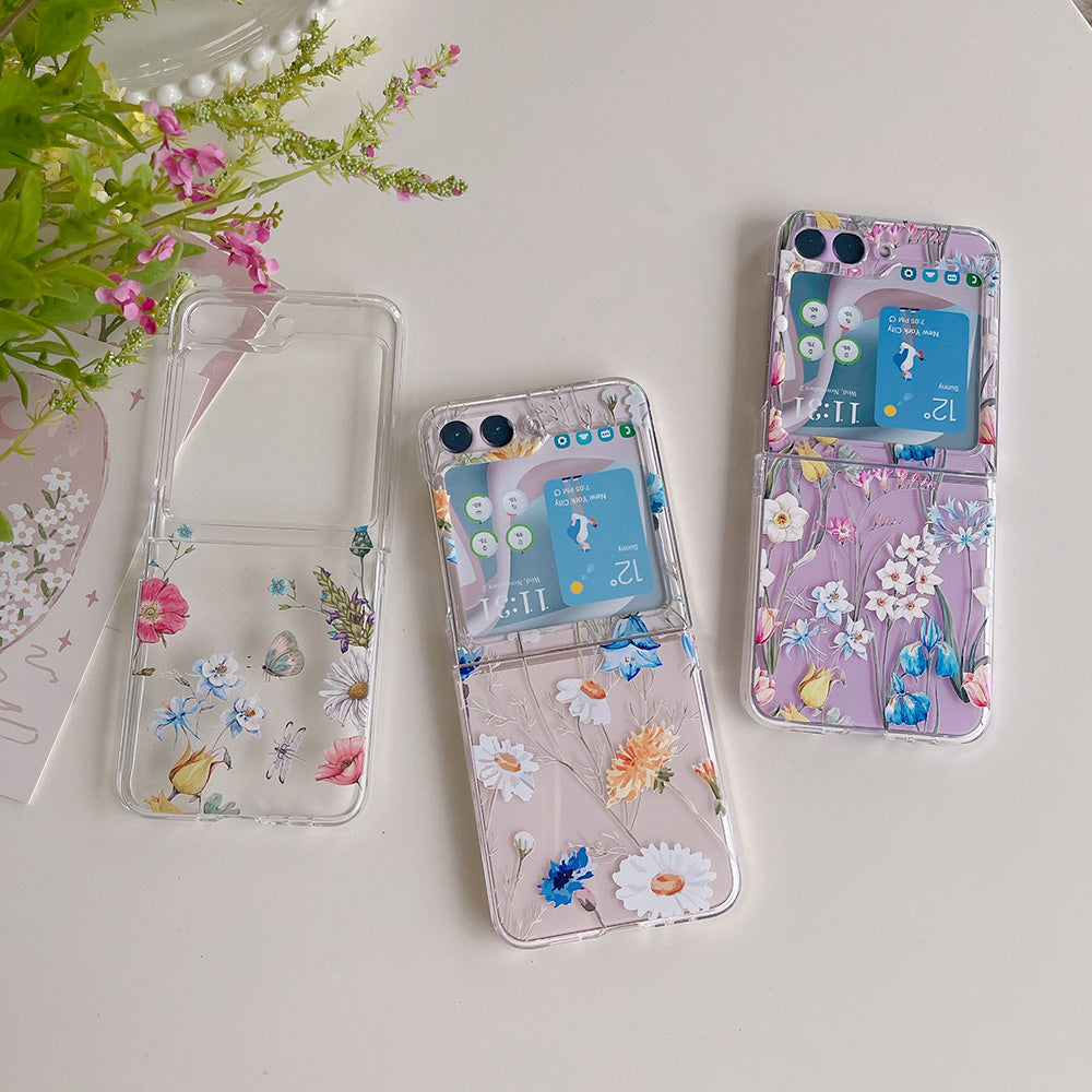 Hard PC Phone Case for Samsung Galaxy Z Flip5 5G , Pattern Printing Protective Phone Cover - Z105