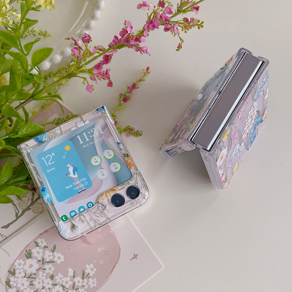 Hard PC Phone Case for Samsung Galaxy Z Flip5 5G , Pattern Printing Protective Phone Cover - Z106
