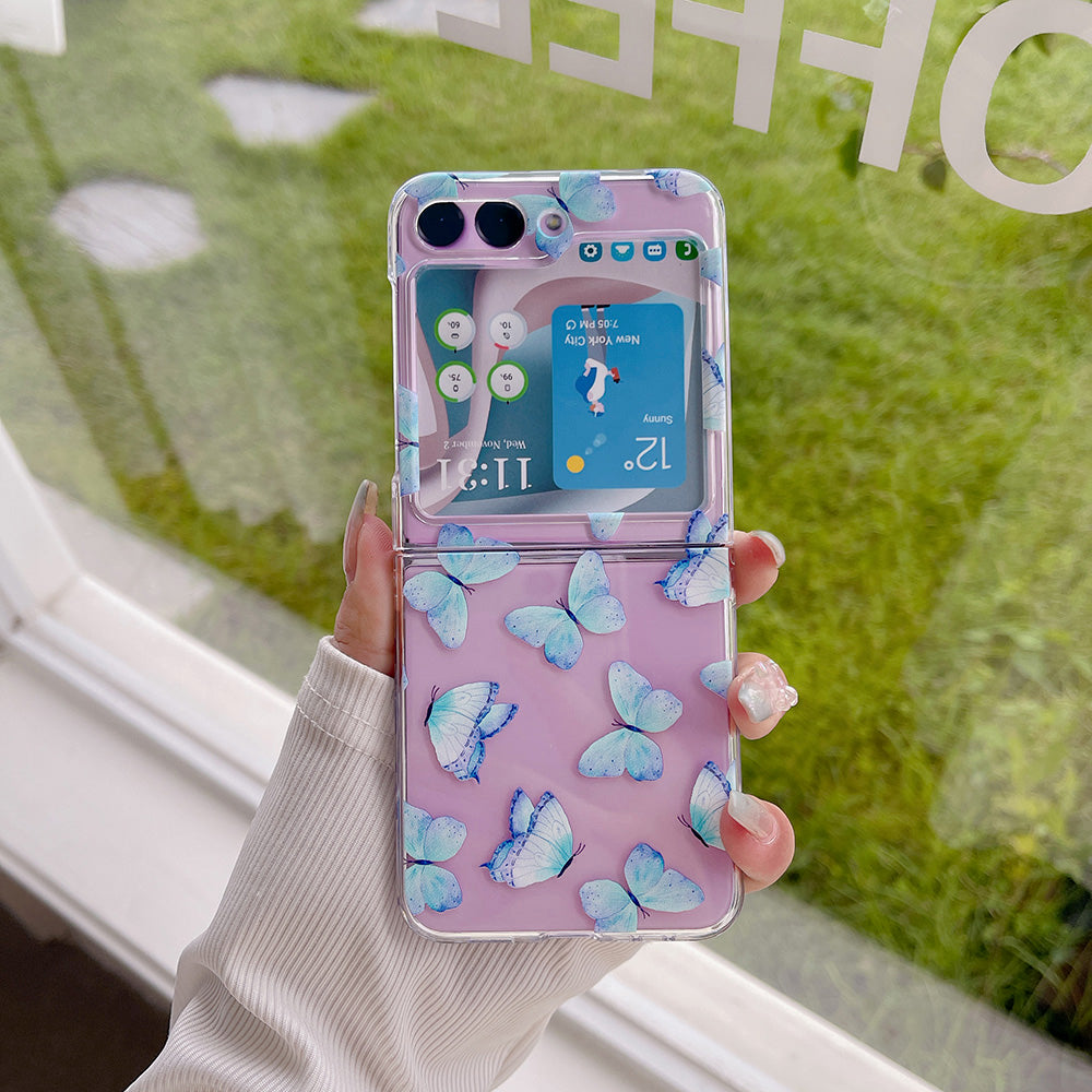 Hard PC Phone Case for Samsung Galaxy Z Flip5 5G , Pattern Printing Protective Phone Cover - Z111