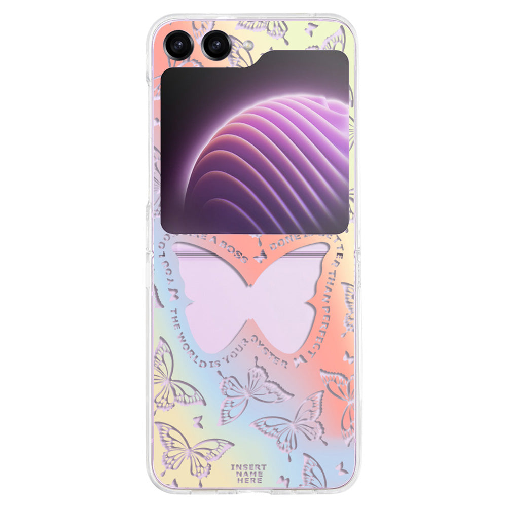 Hard PC Phone Case for Samsung Galaxy Z Flip5 5G , Pattern Printing Protective Phone Cover - Z112