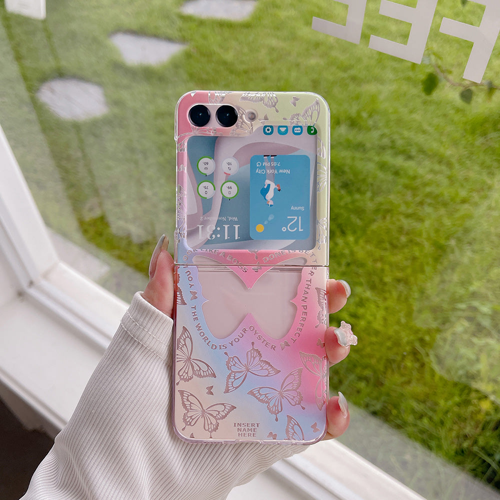 Hard PC Phone Case for Samsung Galaxy Z Flip5 5G , Pattern Printing Protective Phone Cover - Z112