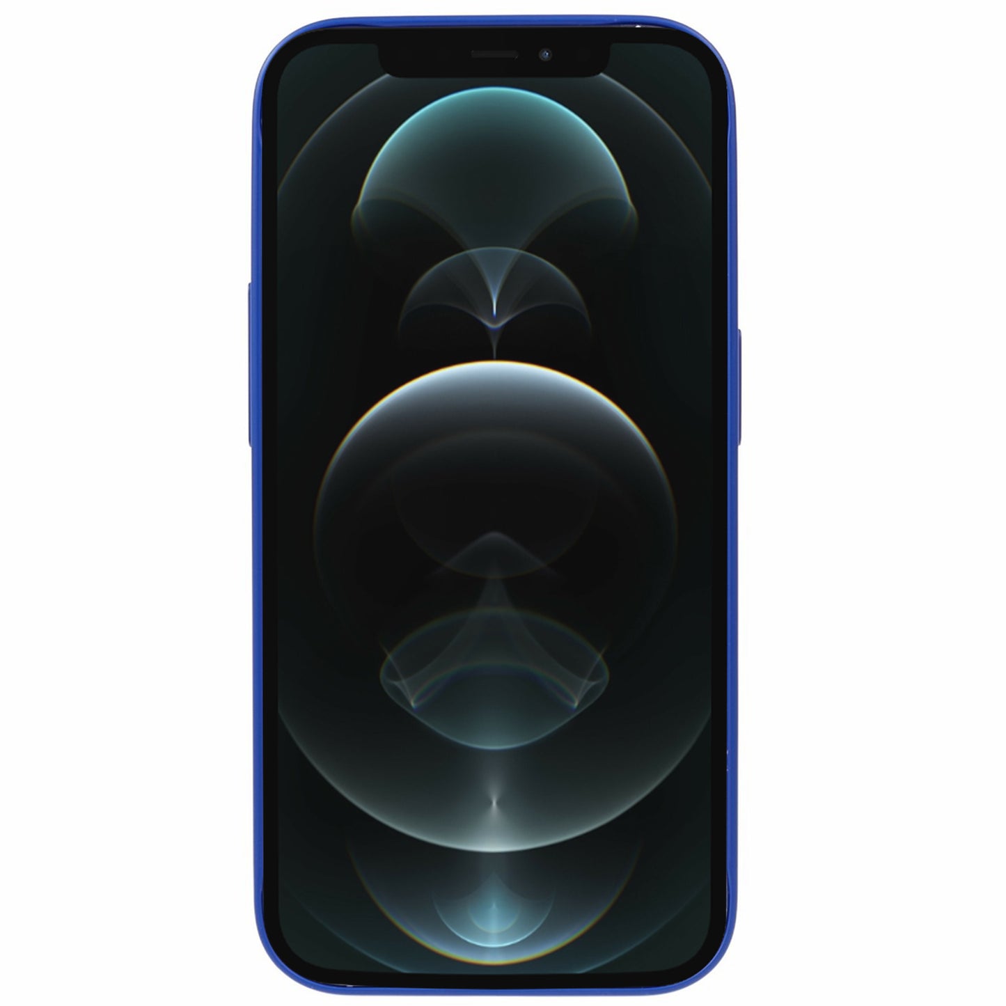 Uniqkart for iPhone 12 Pro Max Shockproof Case Anti-Drop Hard PC Phone Cover Compatible with MagSafe - Blue