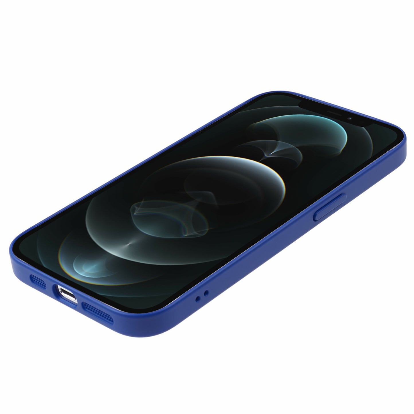 Uniqkart for iPhone 12 Pro Max Shockproof Case Anti-Drop Hard PC Phone Cover Compatible with MagSafe - Blue