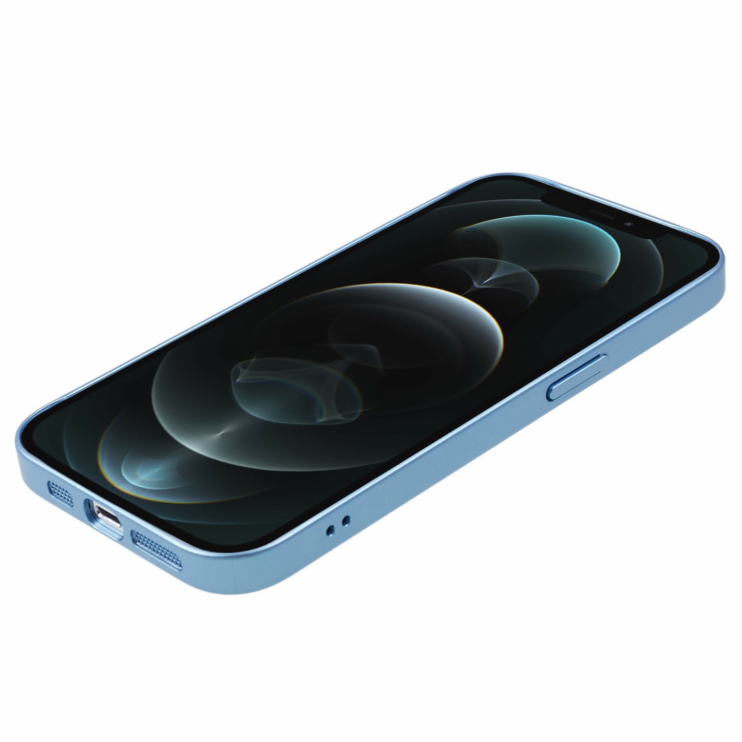 Hard PC Case for iPhone 12 Pro 6.1 inch Anti-Drop Shockproof Phone Cover Compatible with MagSafe - Baby Blue