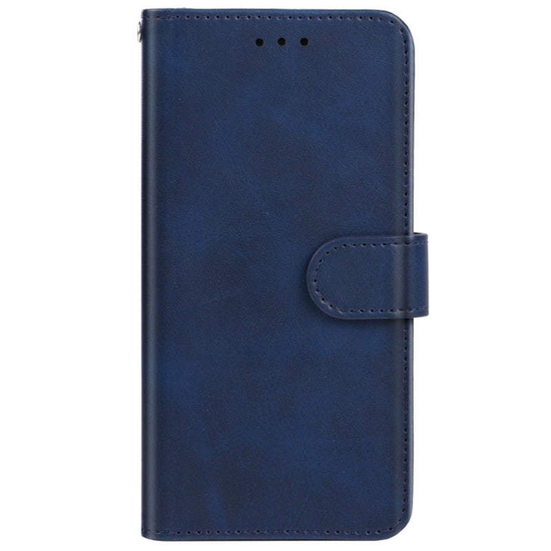 Uniqkart for ZTE Blade L220 Calf Texture Leather Case Wallet Stand Cell Phone Cover - Blue